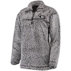 Georgia Bulldogs Sherpa Pullover 1/4 zip